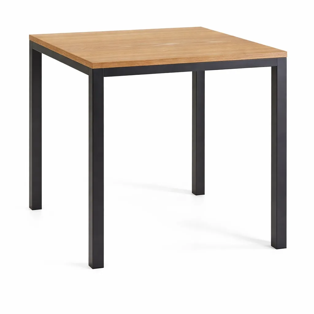 Mesa para refeitório -Tampo MDF 25mm  - Dimensão:  C 800mm x P 800mm x A 750mm