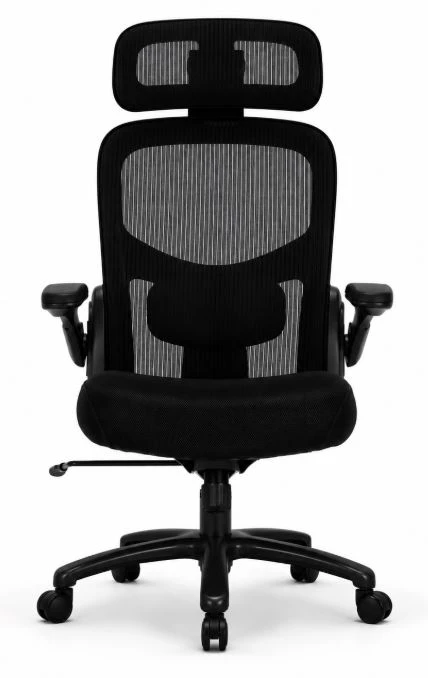 CADEIRA  PRESIDENTE OBESO PLUS SIZE COM ENCOSTO DE CABEÇA (180kg)