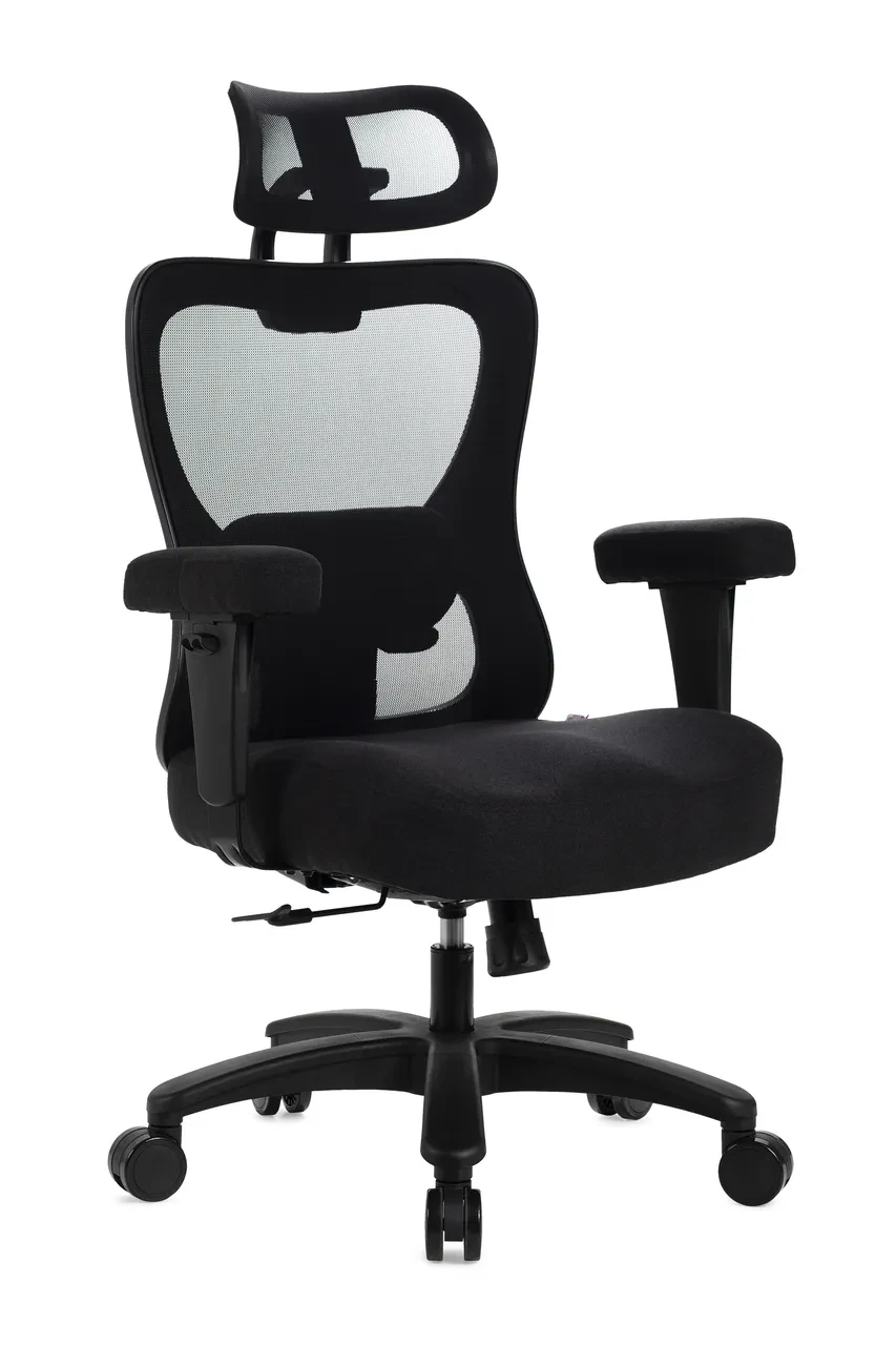CADEIRA DIRETOR OBESO PLUS SIZE COM ENCOSTO DE CABEÇA (140kg)