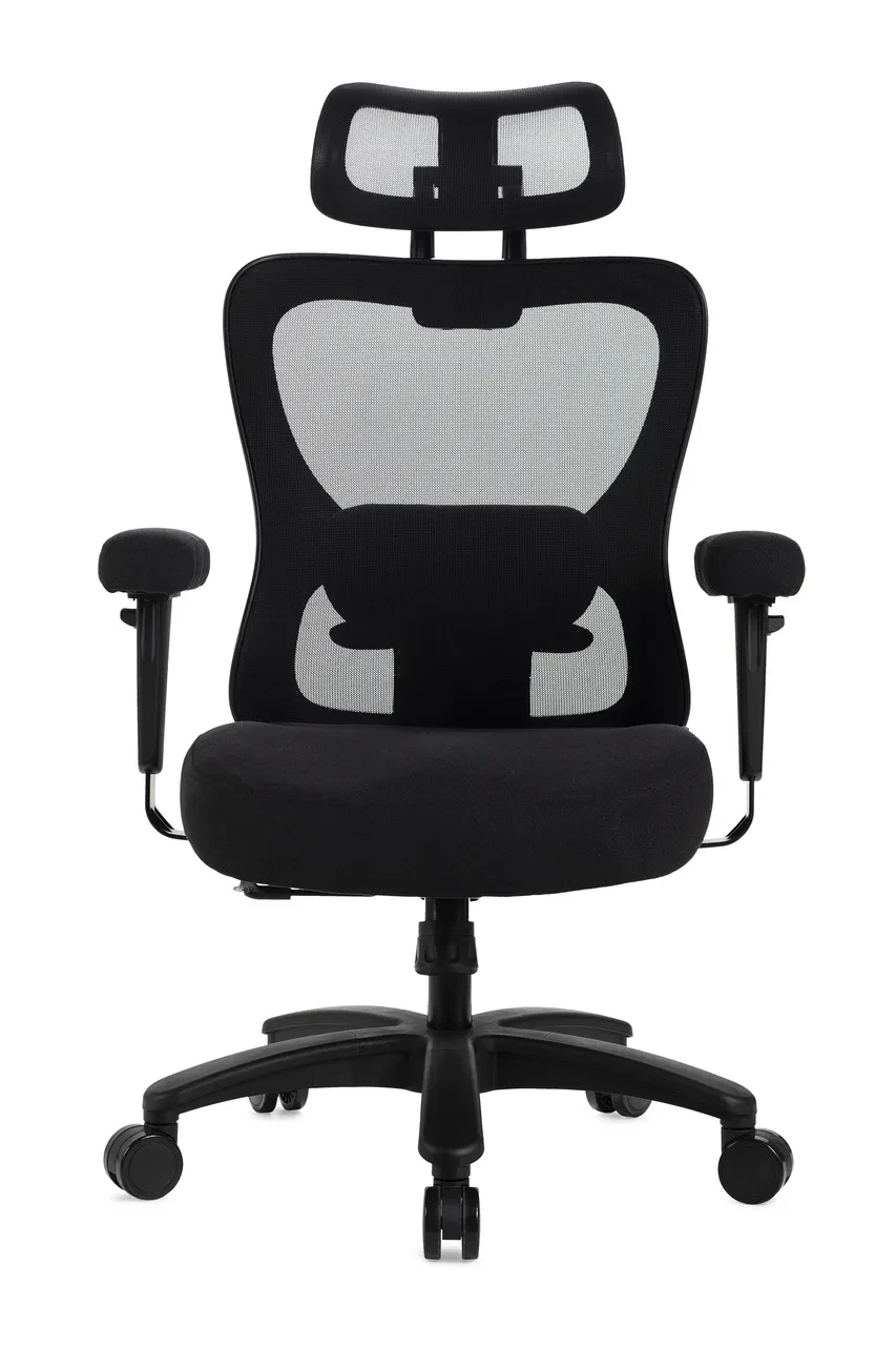 CADEIRA DIRETOR OBESO PLUS SIZE COM ENCOSTO DE CABEÇA (140kg)