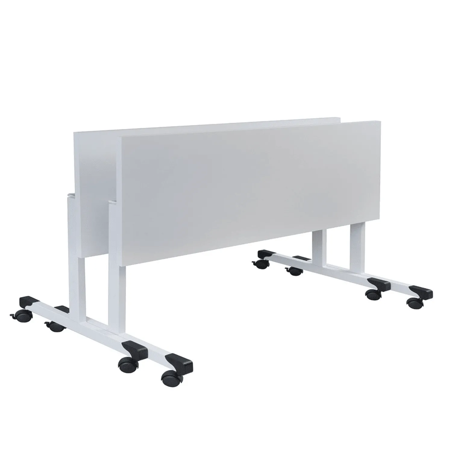 MESA DE TREINAMENTO COM TAMPO ESCAMOTEÁVEL - 1200mm x 735mm x 600mm - 25mm - Linha M-office - Móveis Motiva