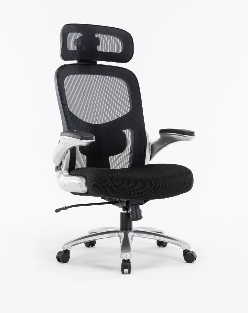 CADEIRA  PRESIDENTE OBESO PLUS SIZE COM ENCOSTO DE CABEÇA (180kg)