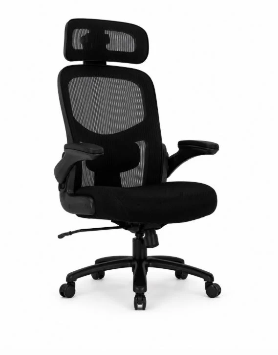 CADEIRA  PRESIDENTE OBESO PLUS SIZE COM ENCOSTO DE CABEÇA (180kg)