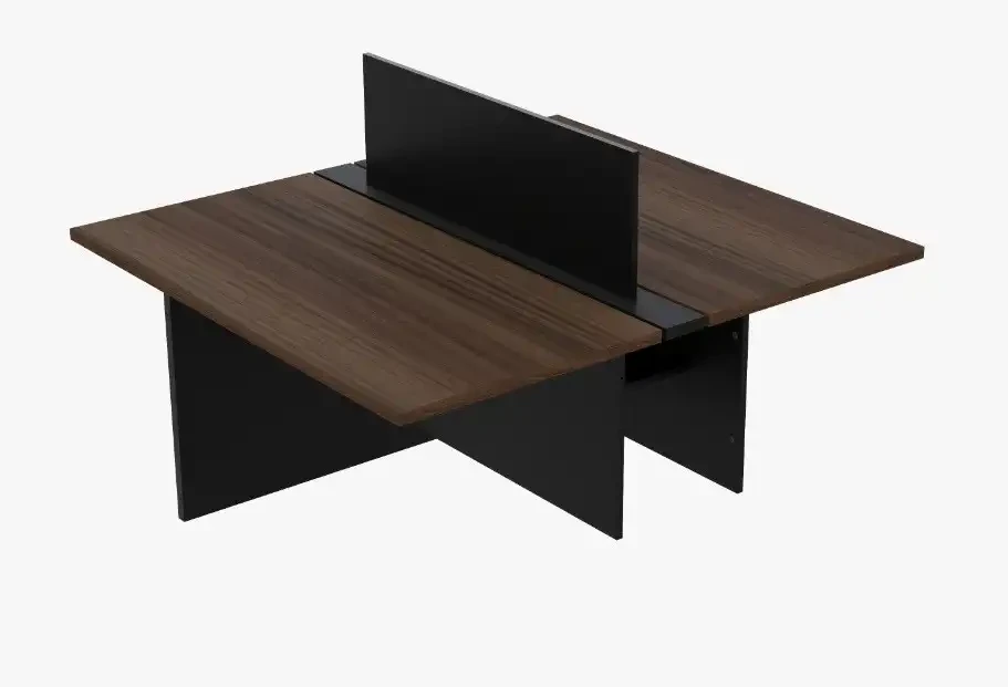 Mesa Plataforma Complemento - Tampo e Pé Painel de MDP 25MM - Painel Divisor - Saia Dupla Para Passagem do Cabeamento - 1500mm X 1320 X 740mm.