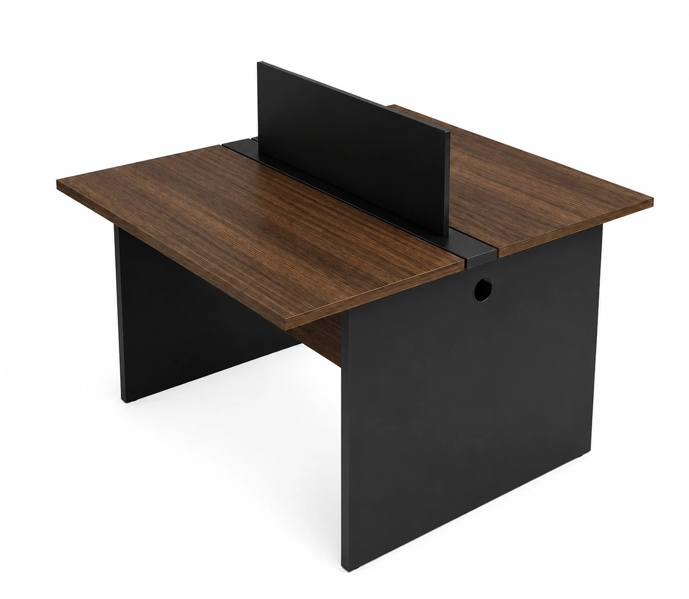 Mesa Plataforma Inicial - Tampo e Pé Painel de MDP 25MM - Painel Divisor - Saia Dupla Para Passagem do Cabeamento - 1000mm X 1320 X 740mm.