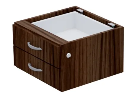 Gaveteiro Fixo com 2 Gavetas Normais 15mm - 400mm X 410mm X 260mm – com FUNDO